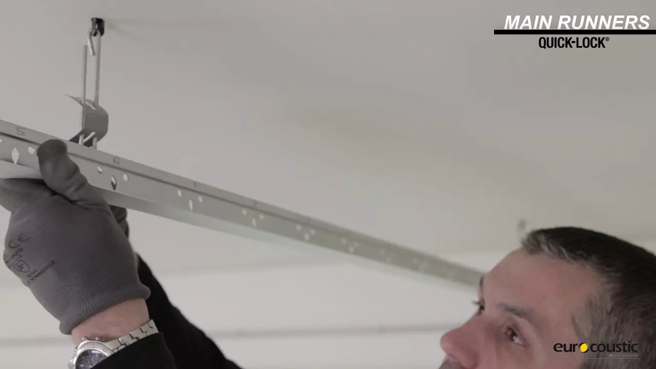 Toποθέτηση πλακών οροφής Saint-Gobain Eurocoustic thumbnail